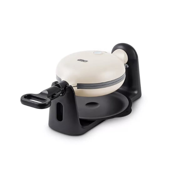 Dash DBWM6SCGBCM02 Ceramic Nonstick Flip Belgian Waffle Maker - White