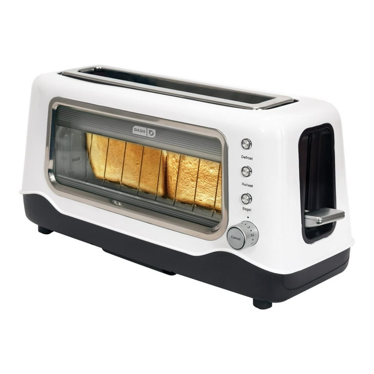 Dash DVTS501 White Toaster with 2 Slice Capacity including Bagel Bread Functions Walmart