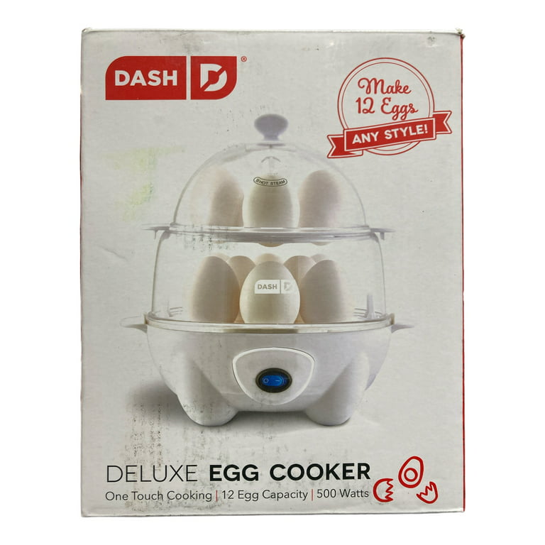 Dash Deluxe 12 Egg Cooker-White