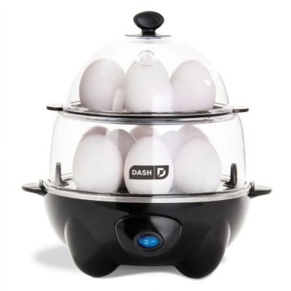 Dash 3-in-1 Everyday 7-Egg Cooker with Omelet Maker and Poaching - Black in  2023