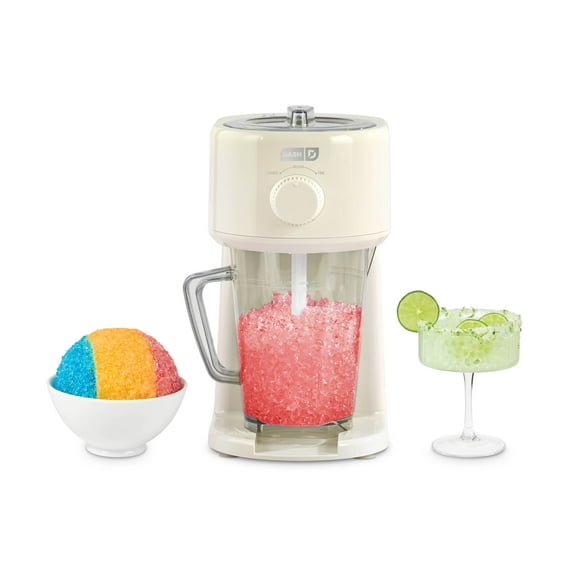 Dash Deluxe Shaved Ice & Slushy Maker with Serving Pitcher, 1L, Multi-Purpose Ice Shaver Machine for Homemade Shaved Ice, Snow Cones, Slushies, Cocktails & More, Cream