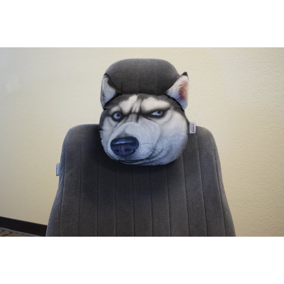 Dash Designs Headeez Headrest Pillow Husky-Dusty Twin Pack