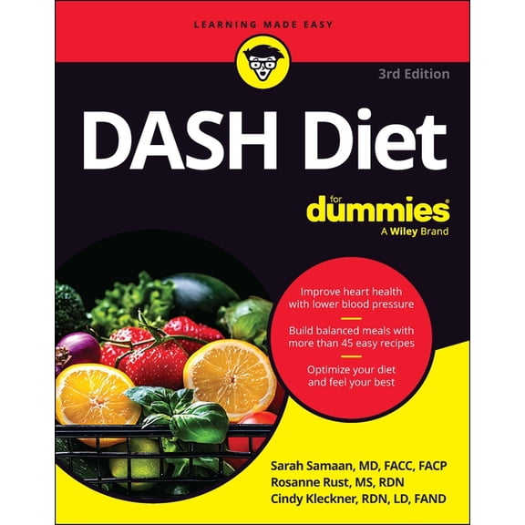 Dash Diet for Dummies, (Paperback)