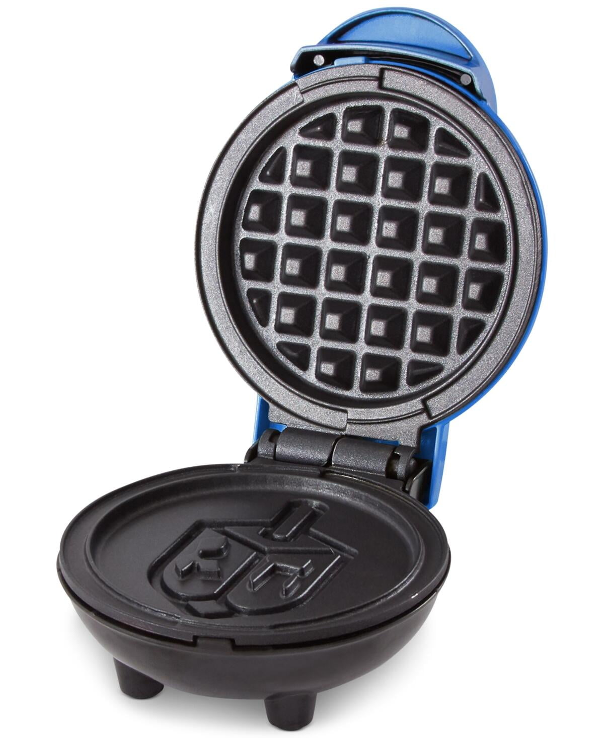 Dash Dreidel Mini Waffle Maker 4” Non StickBlue