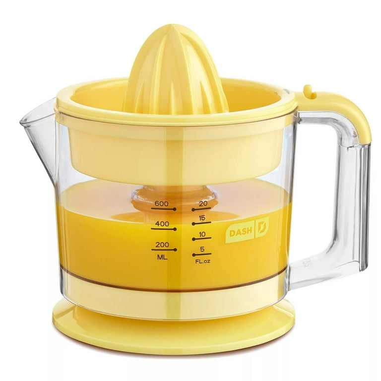 Dash Electric Dual Citrus Juicer Yellow