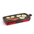 thumbnail image 1 of Dash Everyday Nonstick Electric Griddle for Pancakes Burgers, Quesadillas, Eggs & Other on The Go Breakfast, Lunch & Snacks with Drip Tray + Included Recipe Book, 20in, 1500-Watt - Red, 1 of 5