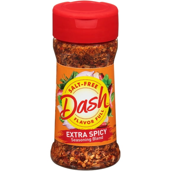 Dash Extra Spicy Seasoning Blend, Salt free, 2.5 oz