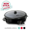 thumbnail image 1 of Dash Family Size Electric Skillet with 14 inch Nonstick Surface + Recipe Book for Pizza Burgers, Cookies, Fajitas, Breakfast & More, 20 Cup Capacity, 2.5 Inch Deep, 1400-Watt - Black, 1 of 6