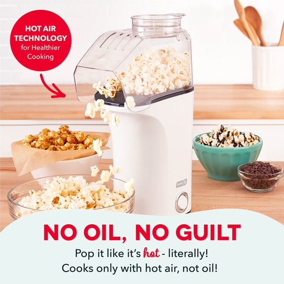 Dash Fresh Pop Popcorn Maker, White