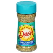 Dash Garlic & Herb Seasoning Blend, Salt Free Kosher, 2.5 oz