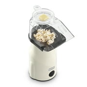 Dash Hot Air Fresh Popcorn Popper with Butter Melting Tray, Compact, Cream