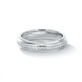 thumbnail image 1 of Dash Jewel 1.2 Ct Round Cut Lab Created Diamond Wedding Anniversary Band - Stamped 14K White Gold Plated Band - Diamond Anniversary Band - Last Minute Wedding Gifts - Anniversary Gifts, 1 of 7