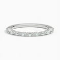 Dash Jewel 1.6 Ct Round Cut Diamond Wedding Ring 14K White Gold Over