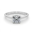 thumbnail image 1 of Dash Jewel 1.7 Ct Cushion Cut Lab Created Diamond Anniversary Ring - 14K White Gold Plated Diamond Ring - Solitaire Wedding Rings - Simple Diamond Ring - Engagement Ring - Valentine Gifts for Her, 1 of 6
