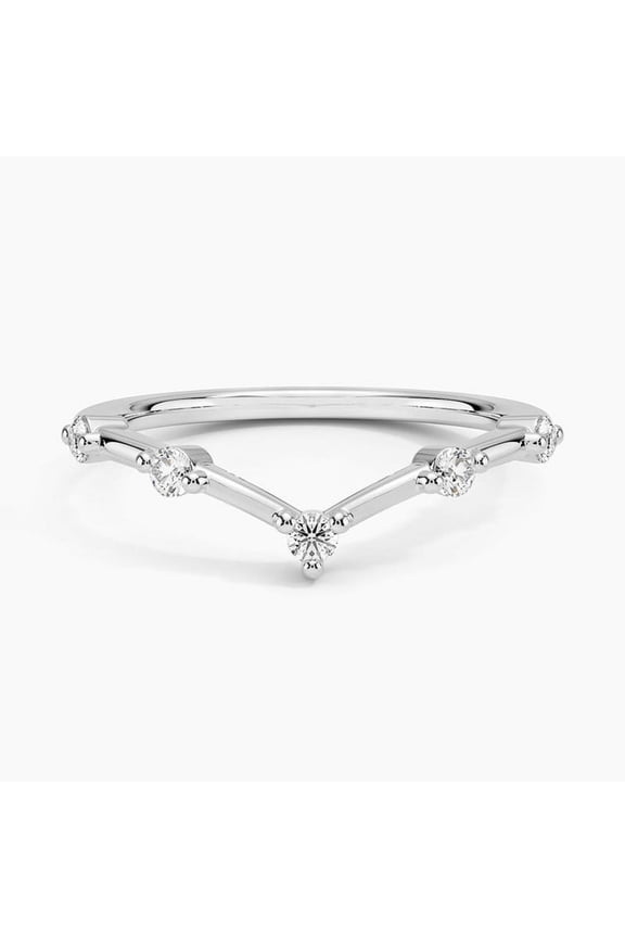 1 Ct Round Cut Brilliant Causal Stacking Diamond Ring - 14K White Gold Plated Anniversary Rings On Clearance - Stackable Rings - Daily Wear Fine Jewelry - Anniversary Gifts for Women's