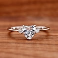thumbnail image 1 of Dash Jewel 14K White Gold Plated 1.7 Ct Heart Cut Diamond Ring - Solitaire Engagement Ring for Women - Perfect for Celebrating Life's Special Moments - A Dazzling Expression of Your Commitment, 1 of 3