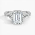 thumbnail image 1 of Dash Jewel 14K White Gold Plated Rings - 1.7 Ct Lab Created Diamond Emerald Cut Diamond Rings - Stacking Engagement Wedding Rings for Women's - Diamond Ring For Birthday Gift - Anniversary Gifts, 1 of 6
