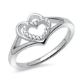 thumbnail image 1 of Dash Jewel Beautiful 1.8 Ct Round Cut Diamond Cuban Chain Engagement Ring - Women's Lab-Created Simulated Diamond 14K White Gold Plated - Ideal for Weddings- Anniversary and Special Celebration, 1 of 2