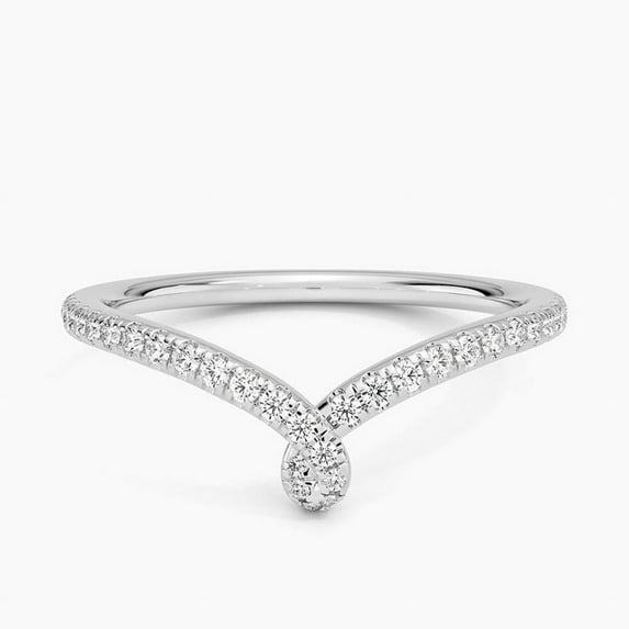 Dash Jewel Round Cut Brilliant 1.9 Ct Diamond Ring for Women's - Silver 14K White Gold Over Ring - Love Knot Diamond Contour Half Eternity Band - Special Occasion Band for Women's - Promise Band