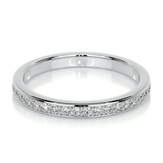 Dash Jewel Stunning 2.6 Ct Round Cut Multi Diamond Engagement Ring - Women's Lab-Created Simulated Diamond - 14K White Gold Plated - Ideal for Engagement- Anniversaries- and Graduation Gifts for Her