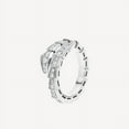 thumbnail image 1 of Dash Jewelry 14K White Gold Plated Ring - Round Cut Excellent 2.1 Ct Moissanite Ring For Her - Serpenti Wedding Ring for Women's - Eternity Bands for Serpenti Ring, 1 of 7