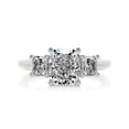 thumbnail image 1 of Dash Jewelry 2.1 Ct Marquise Cut Moissanite Engagement Ring - Prong Set Moissanite in 14K White Gold Plated - Perfect for Proposals- Weddings- Anniversaries- and Gifts for Her, 1 of 3