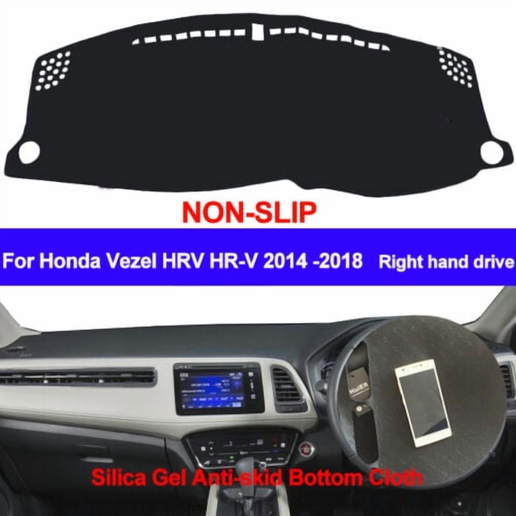 Dash Mat Dashmat Dashboard Cover For Honda HRV HR-V Vezel 2014 - 2016 2017 2018