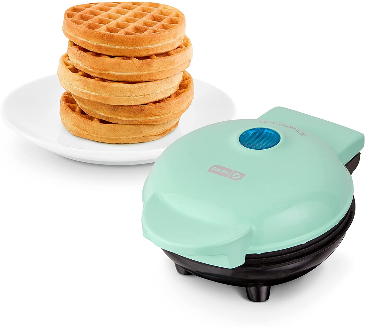 Mini Maker for Individual Waffles, Hash Browns, Pancake Maker,  Sandwich,Portable Cooking Non-stick Coa with Easy to Clean,Portable Cooking  Non-Stick Surfaces Breakfast Maker, 4 Inch
