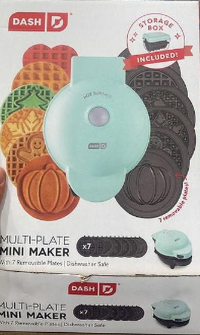 3-in-1 Mini Maker with Removable Plates and Storage Case in 2023