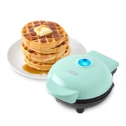 Dash Mini Waffle Maker, 4 Inch Nonstick, Chaffle Maker, Aqua