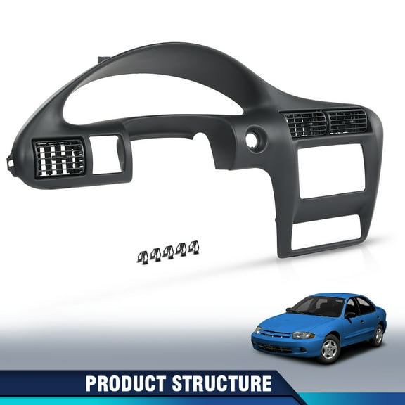 Dash Panel Speedometer Trim Bezel Fit for Chevrolet Cavalier 2000-2005