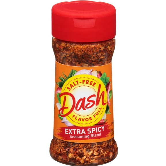 Dash Salt-Free Seasoning Blend, Extra Spicy, 2.5 Ounce