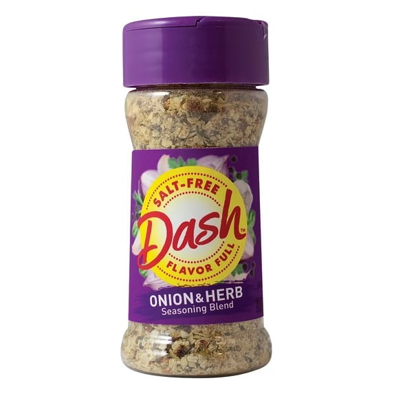 Dash Salt-Free Seasoning Blend, Onion & Herb, 2.5 Ounce