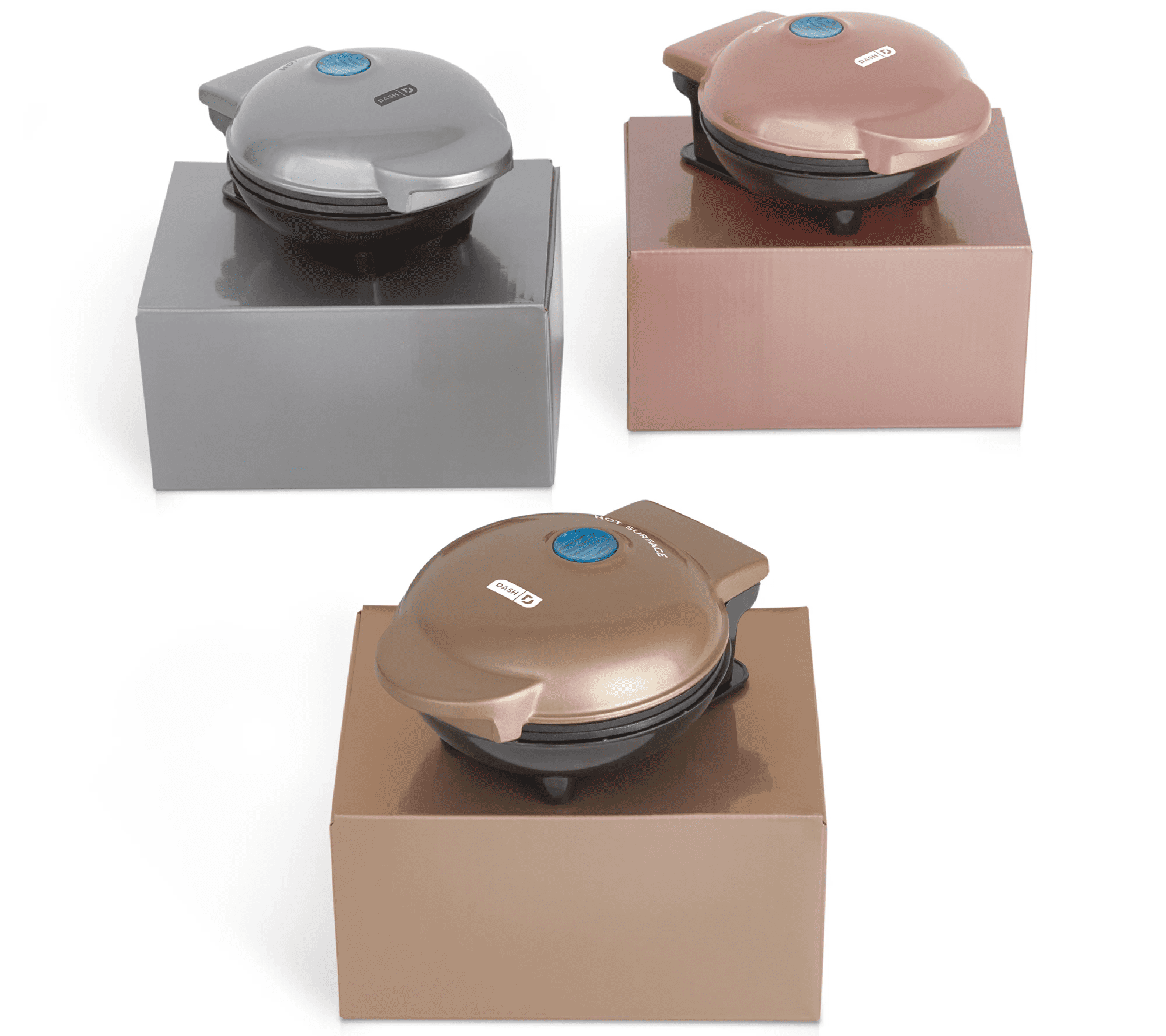 Dash Mini Waffle Maker Set of 3 -Waffle