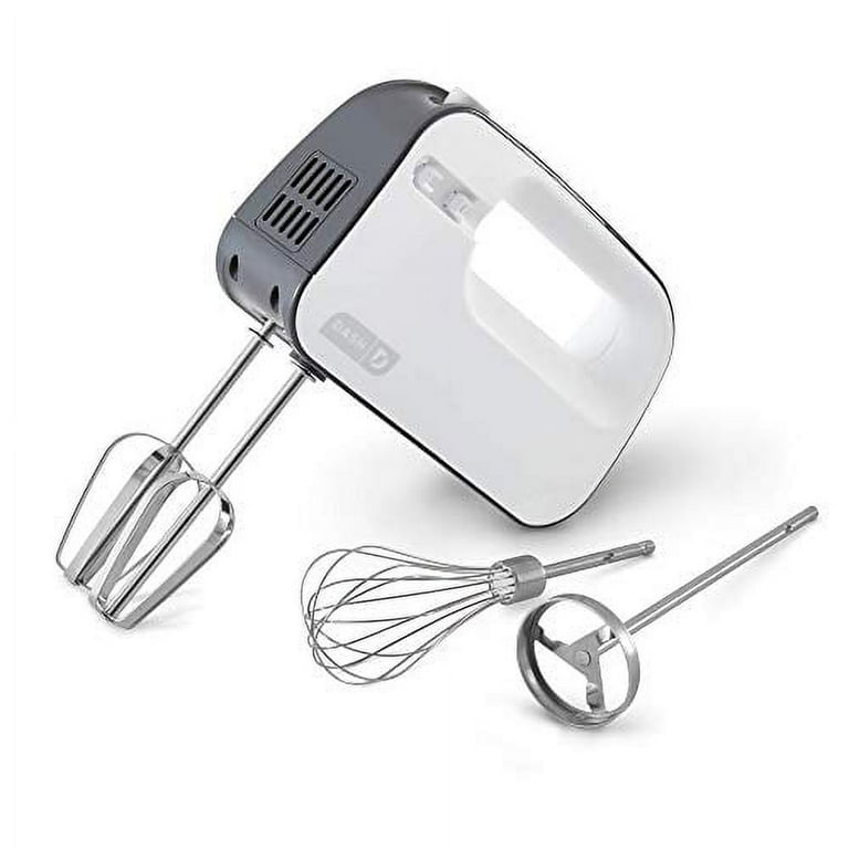  Dash SmartStore™ Compact Hand Mixer Electric for Whipping +  Mixing Cookies, Brownies, Cakes, Dough, Batters, Meringues & More, 3 Speed  - Grey: Home & Kitchen
