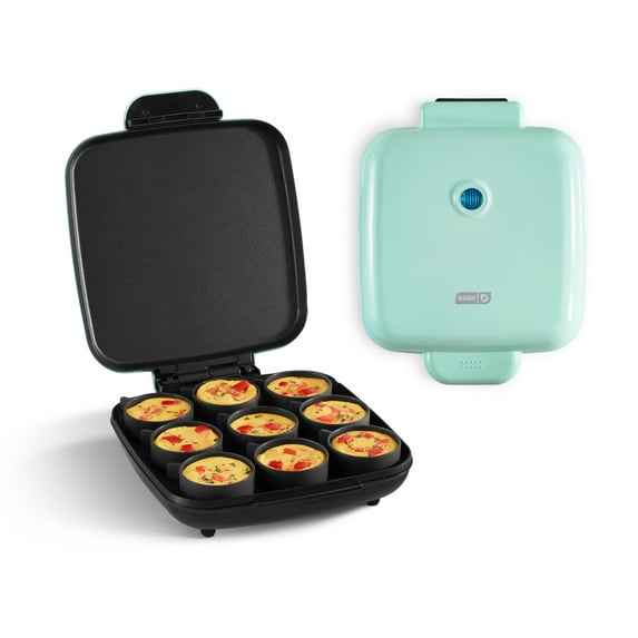 Dash Sous Vide Style Family Size Egg Bite Maker for Breakfast Bites Sandwiches, Healthy Snacks or Desserts, Keto & Paleo Friendly (9 Servings)