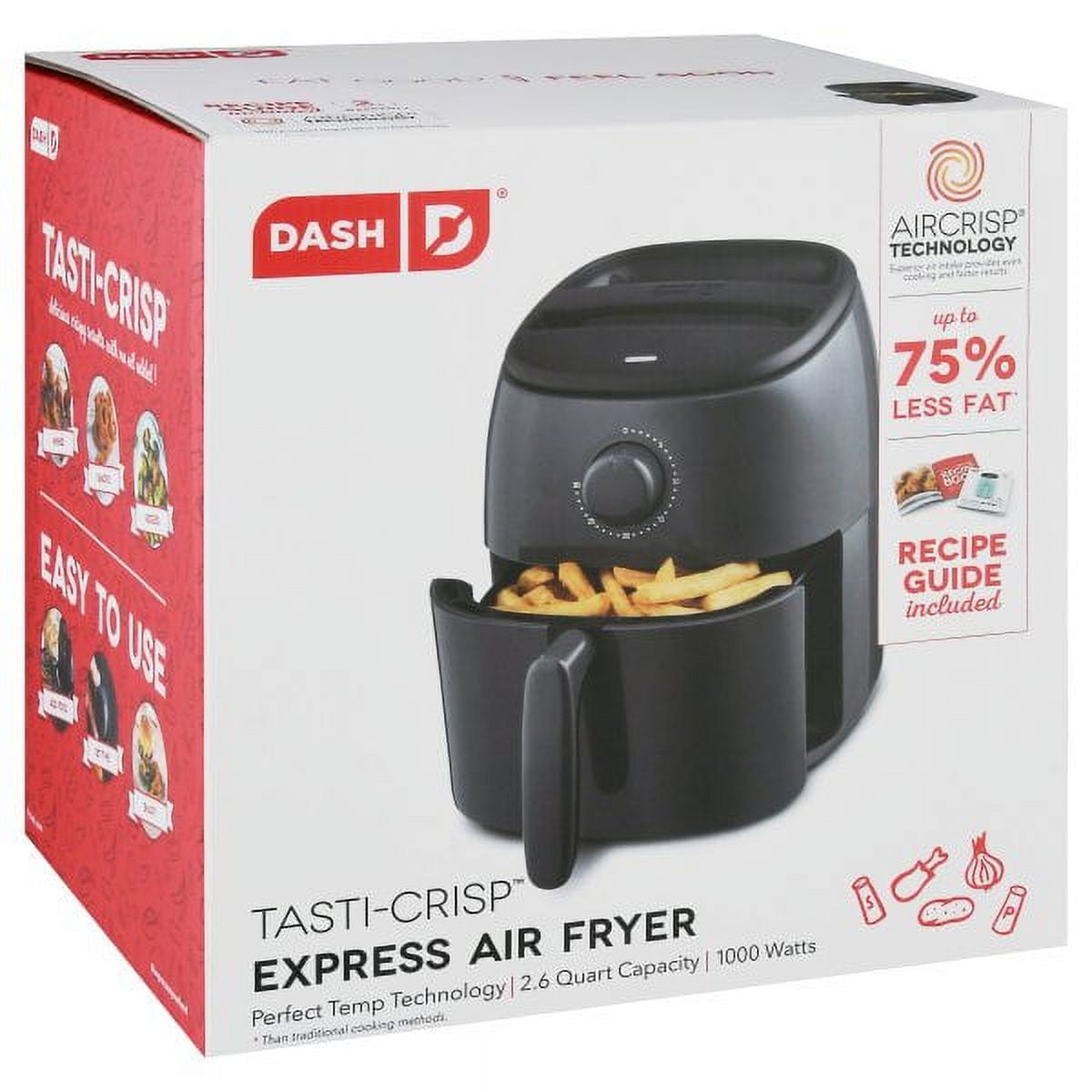StoreBound Dash Tasti-Crisp Electric Air Fryer, 2.6 Quart StoreBound Dash Tasti-Crisp Electric Air Fryer, 2.6 Quart