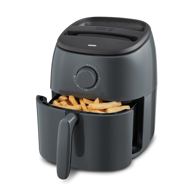 Dash Tasti-Crisp Express Air Fryer 2.6 Qt Compact Nonstick Gray