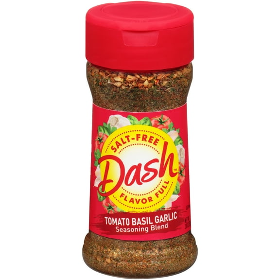 Dash Tomato Basil Garlic Seasoning Blend, Salt Free, 2 oz