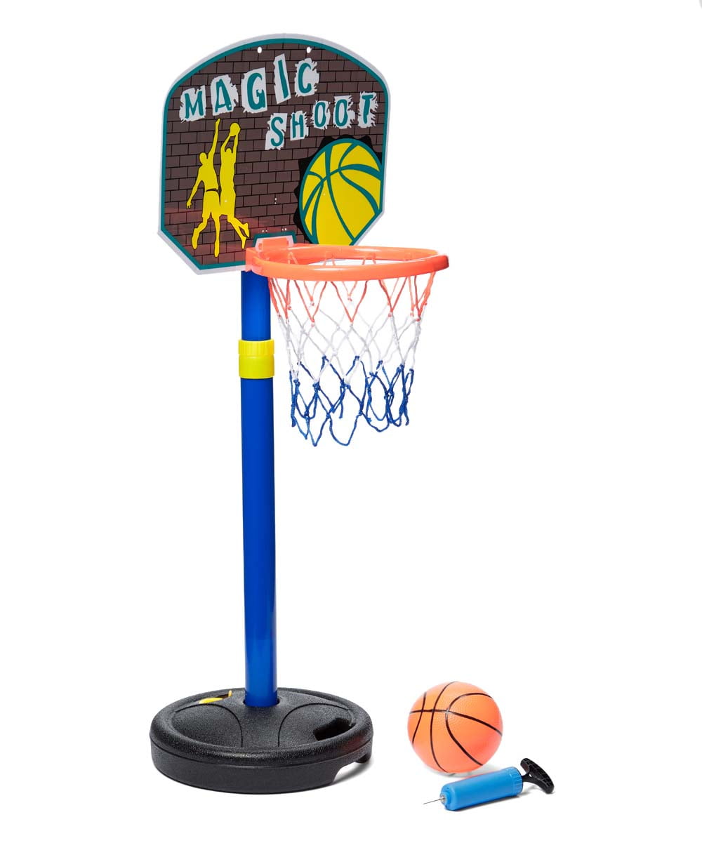Dash Toyz Adjustable Basketball Set Basketball Game System with
