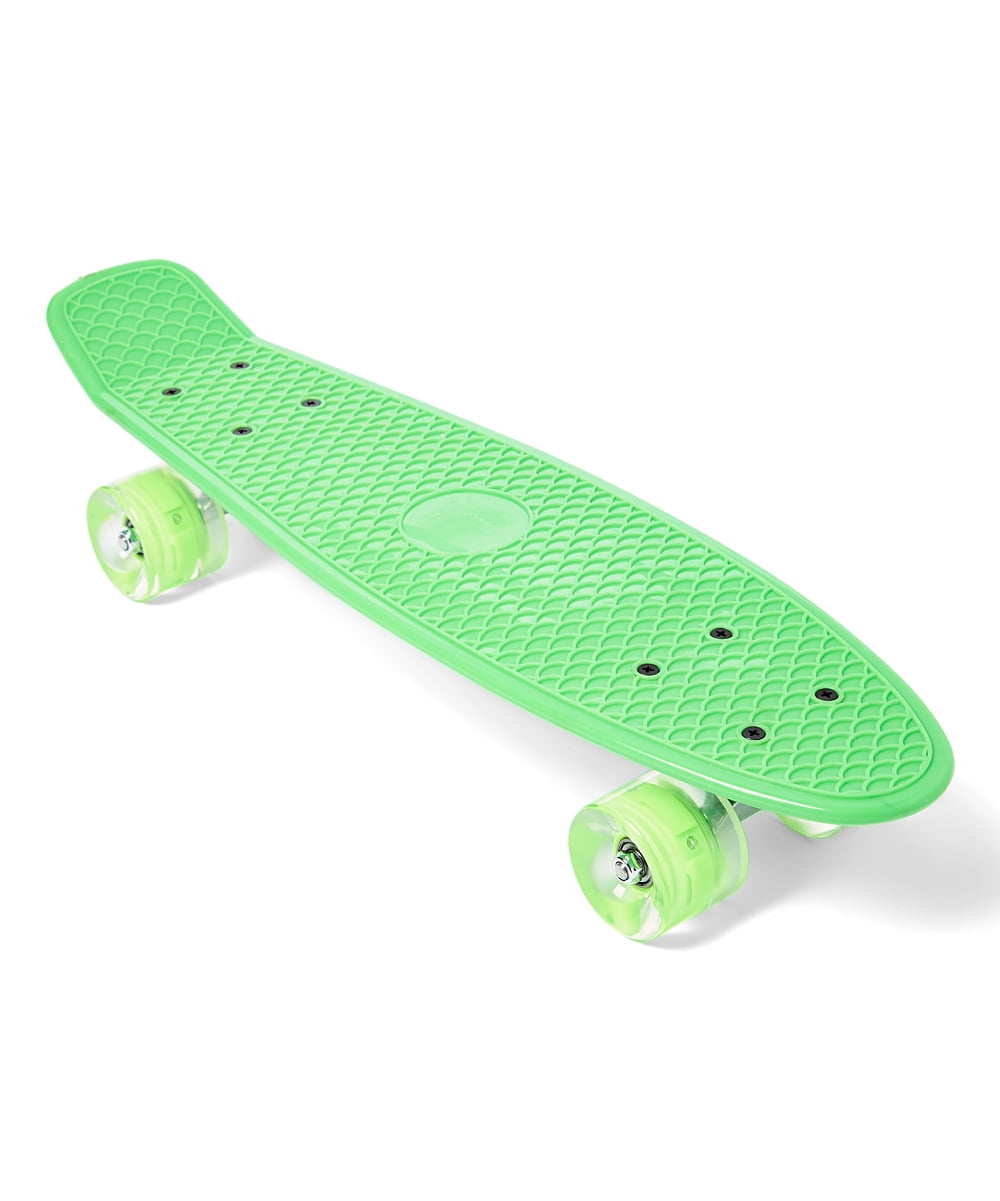 Dash Toyz Green Cruiser Light-Up Wheels Skateboard - Walmart.com