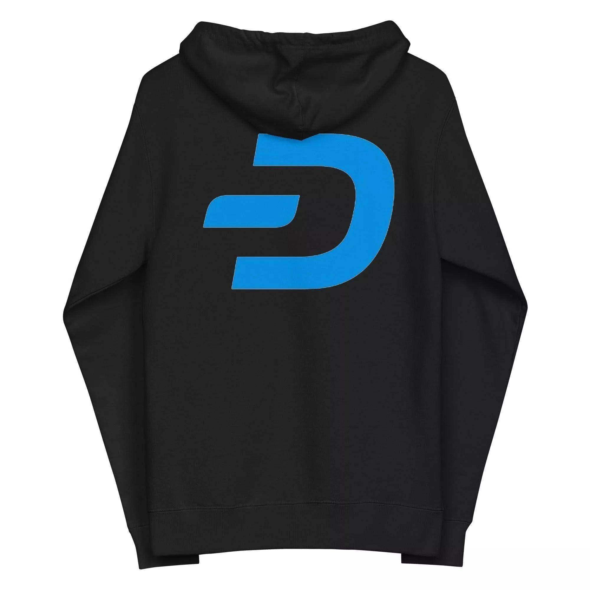 Dale Zip Up Hoodie - Black