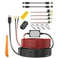 thumbnail image 1 of DashCam Hardwire Kit USB C Car Charger Cable DC12V to 24V to 5V for Dashboards Cameras and GPS Devices Power Cord, 1 of 11