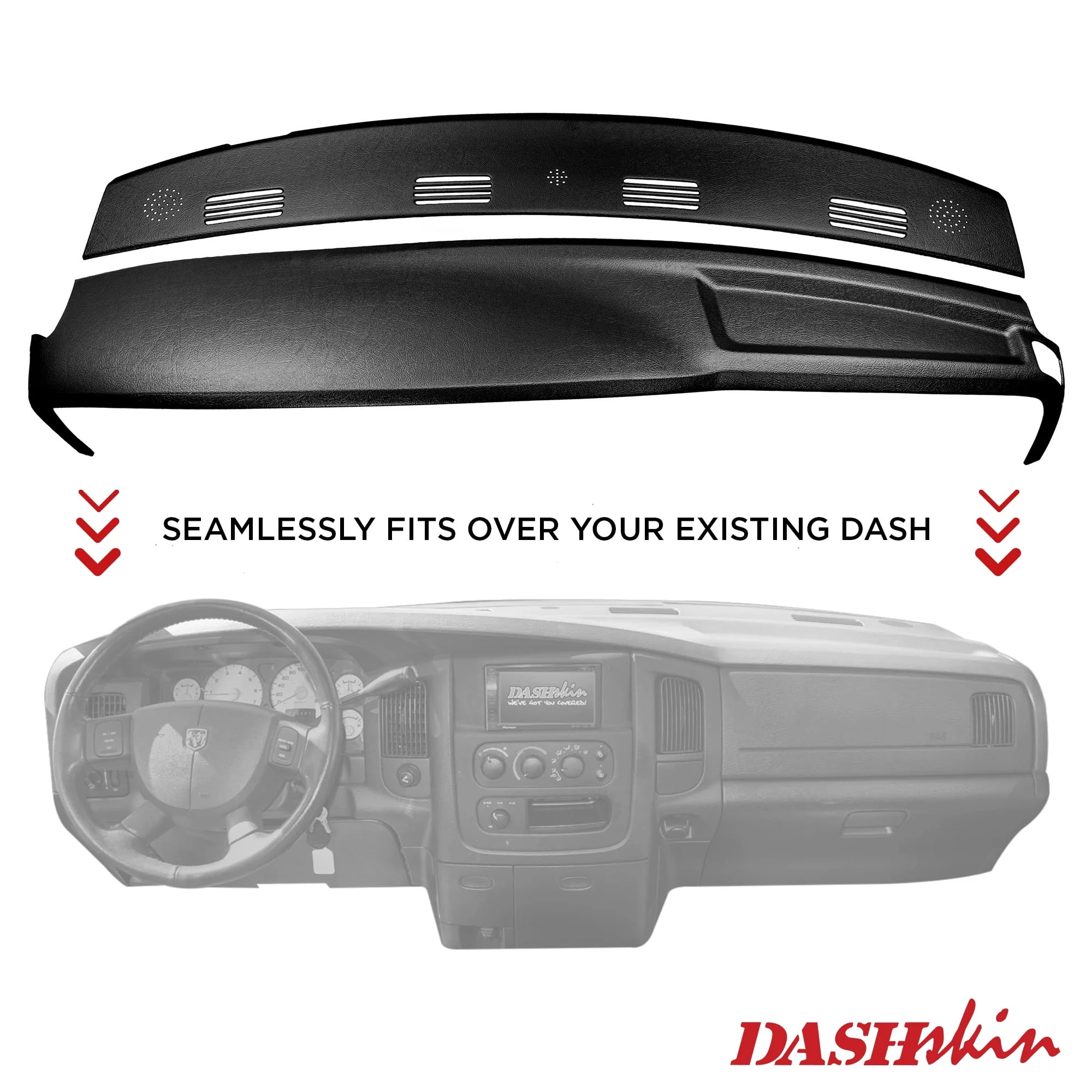 DashSkin 2 Piece Molded Dash Cover Kit for 02-05 Dodge Ram in