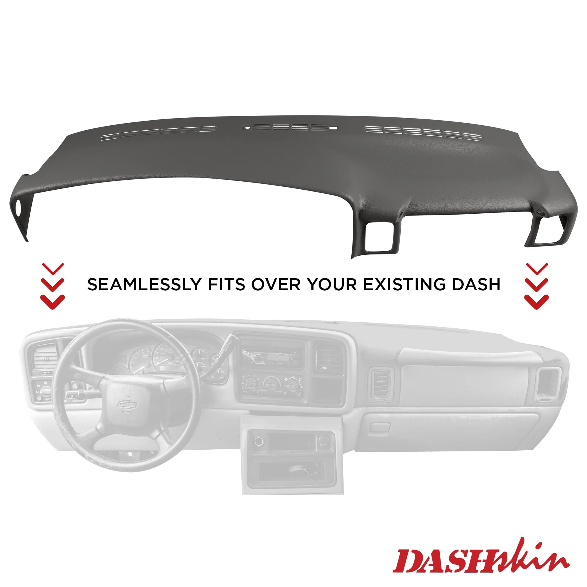 DASH COVER, Full, Molded Plastic, Black, Incl Adhesive - #C-14656-105B -  National Parts Depot