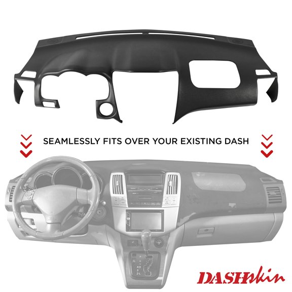 DashSkin Molded Dash Cover for 04-09 Lexus RX330, RX350, And RX400h in Black - 0409RX (Vehicle Specific)