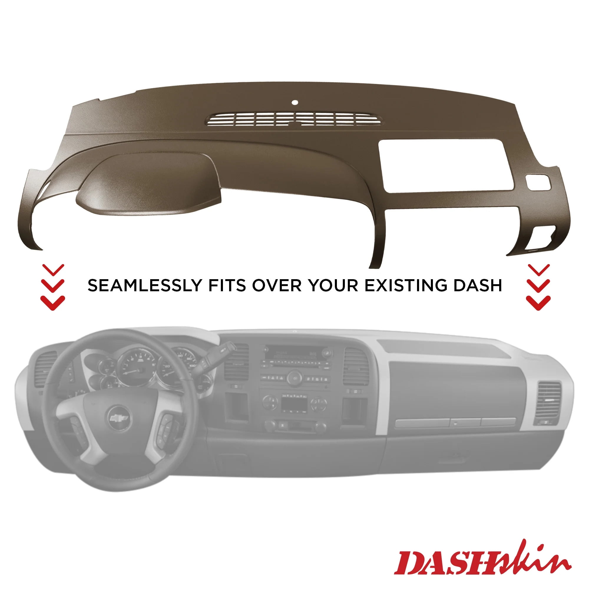 Dash Cover Dark Titanium Fit for Silverado LS/LT ( 02ITM4503BGY )