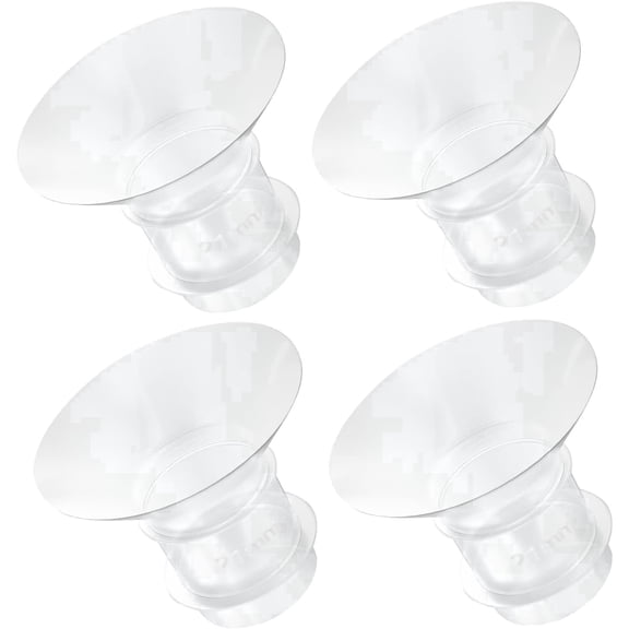DashTI 4pcs Flange Inserts 15mm for Medela,Spectra 15mm Shields/Flanges,Compatible with Momcozy S12 Pro/S9 Pro/S9/S12 Wearable Breast Pump