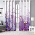 thumbnail image 1 of Dashan Purple Marble Blackout Curtains for Bedroom Living Room Decor Grommet Window Drapes 42x63 Inch,2 Panels, 1 of 7