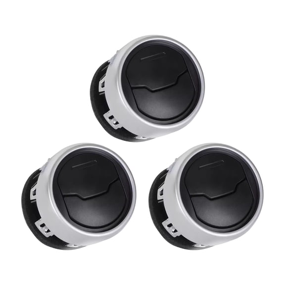 Dashboard AC Heat Air Vent For Ford Mustang 2015 2016 2017 2018 2019 2020 2021 2022 2023, Center A/C Dash Air Vent Replacement OEM FR3Z-19893-AE FR3Z-19893-AC-3Pcs